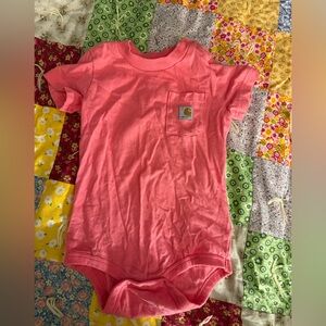 12 month girls carhartt bodysuit